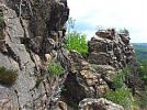 Přírodní památka Černolické skály -  první horolezecké skály v Čechách