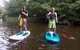 Stand Up Paddleboarding - pádlování ve stoje nedaleko Prahy