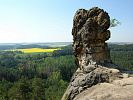 Čapská palice se skalním hradem Čap - nádherné rozhledy do krajiny Kokořínska