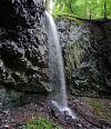 Budovský vodopád ve Vlčí rokli u Ústí nad Labem