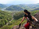 Via ferrata na hradě Vrabinec: Jízda zbrojnošů a Lakomá husa