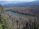 Plešné jezero - nejširší ledovcové jezero české části Šumavy