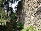 Zřícenina hradu Perštejn v Krušných horách