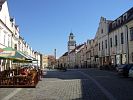 Masarykovo náměstí s radnicí v Třeboni