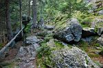 Rolandův kámen - výhled na panorama Jeseníků