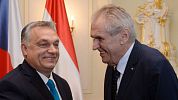 Zeman se během pražského summitu EU setká s Vučičem a Orbánem