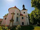 Barokní kostel sv. Máří Magdaleny v Kuřimi